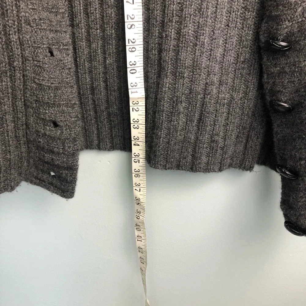 Wyeth By Todd Magill Distressed Cashmere‎ Blend Cardigan Sweater Sz. M